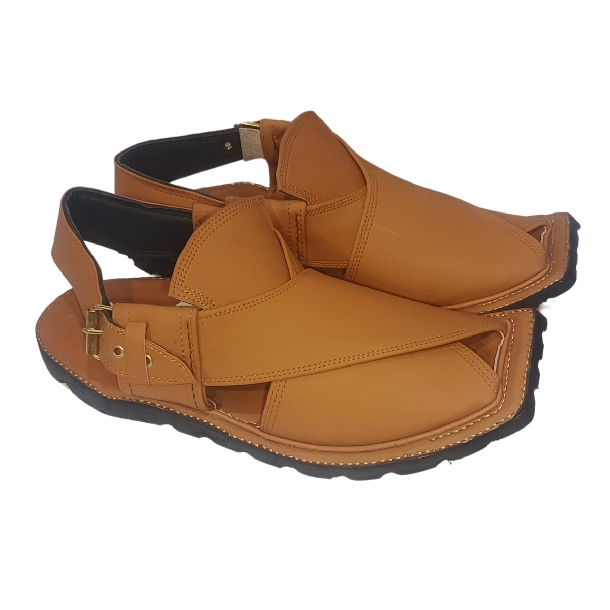 Brown Pashawari Stylish Chappal